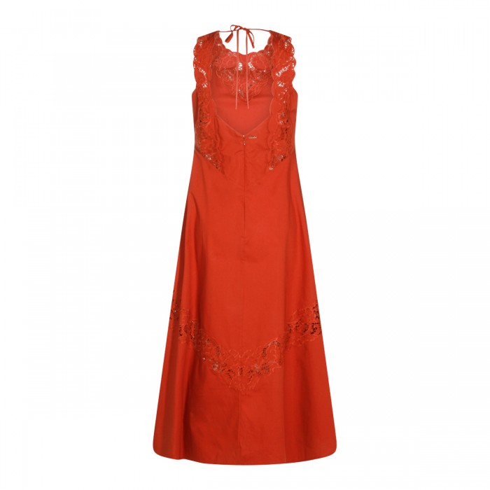 RED COTTON DRESS 2