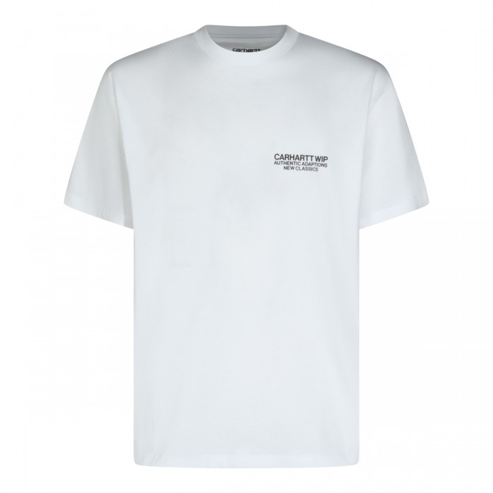 WHITE COTTON T-SHIRT