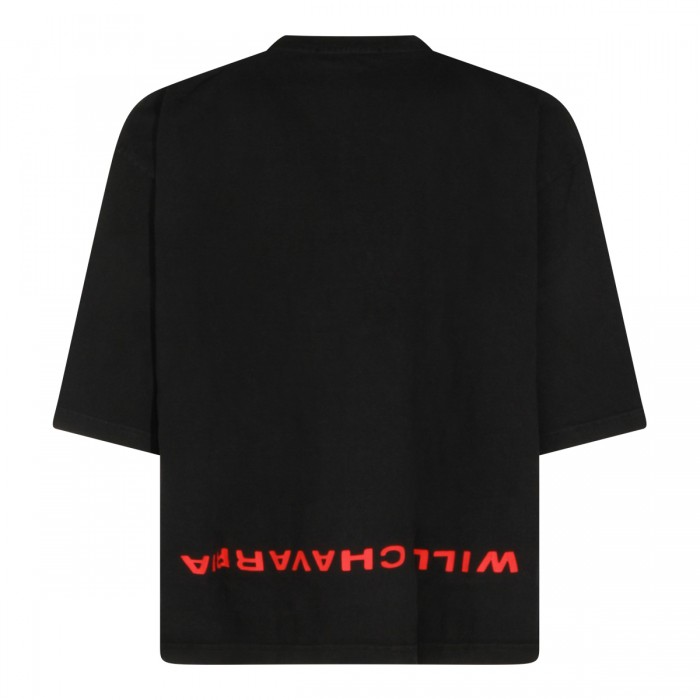 BLACK COTTON T-SHIRT 2