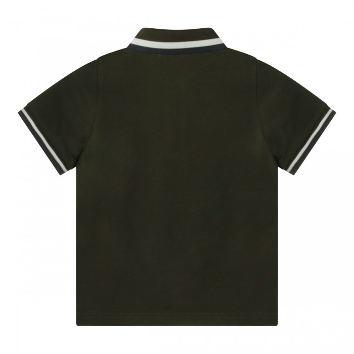 GREEN COTTON POLO SHIRT 2