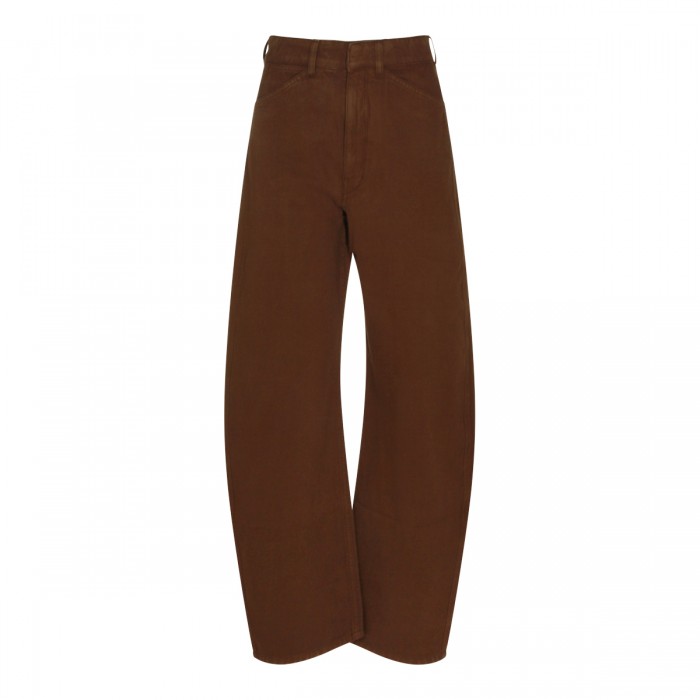 BROWN COTTON PANT