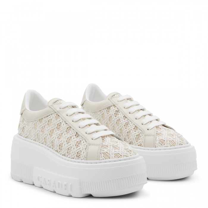 BEIGE LEATHER SNEAKERS 2