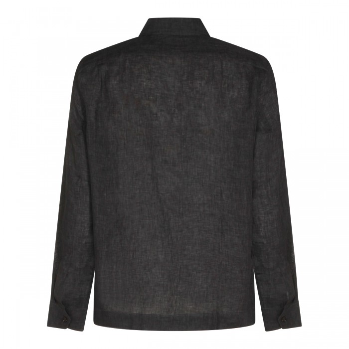 DARK GREY LINEN SHIRT 2