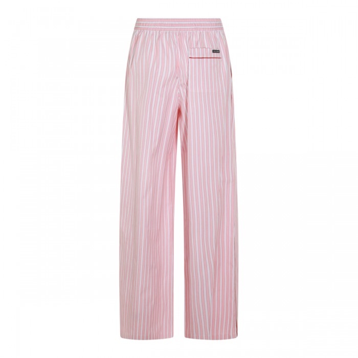 WHITE AND RED COTTON PANTS 2
