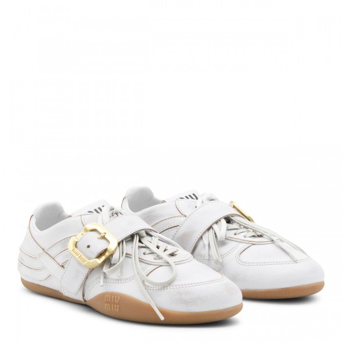 WHITE LEATHER SNEAKERS 2