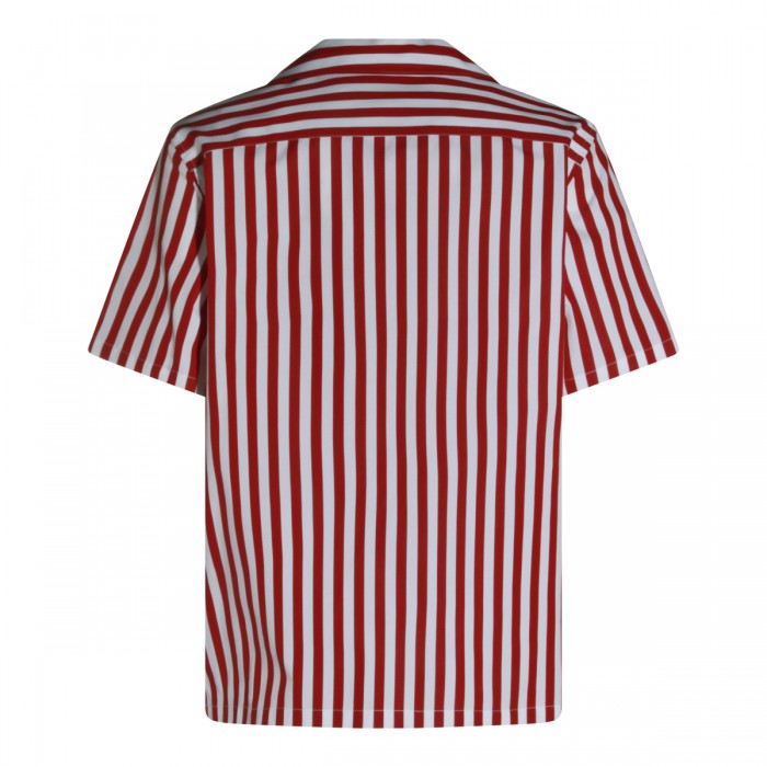WHITE AND RED COTTON SHIRT 2