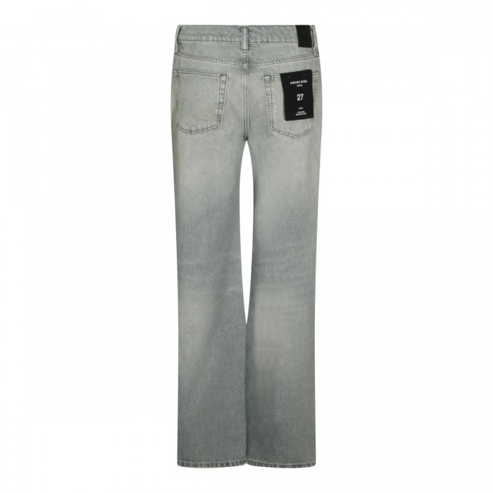 GREY COTTON DENIM JEANS 2