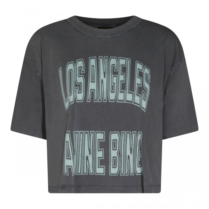 DARK GREY COTTON T-SHIRT