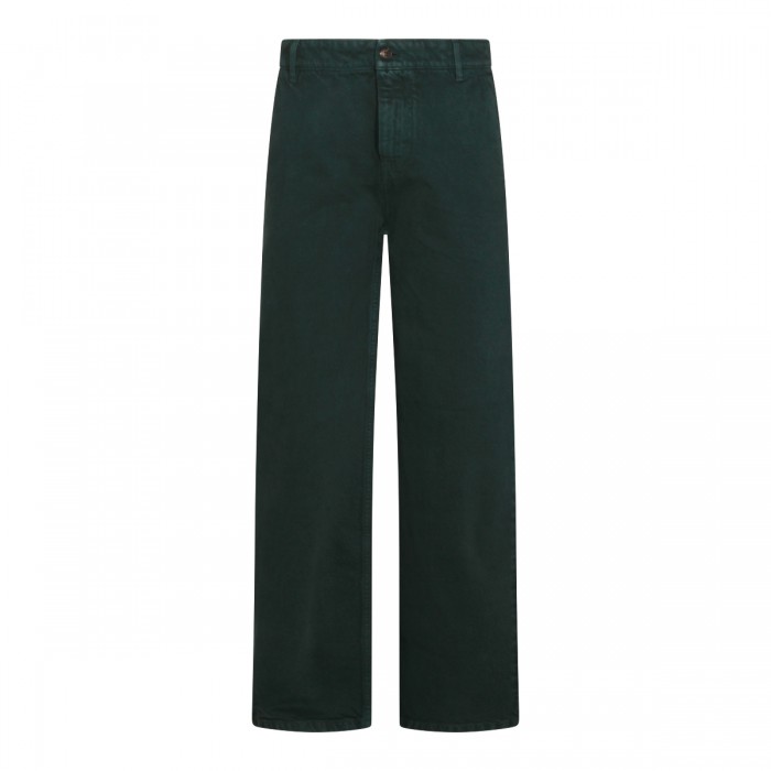 DARK GREEN COTTON PANT
