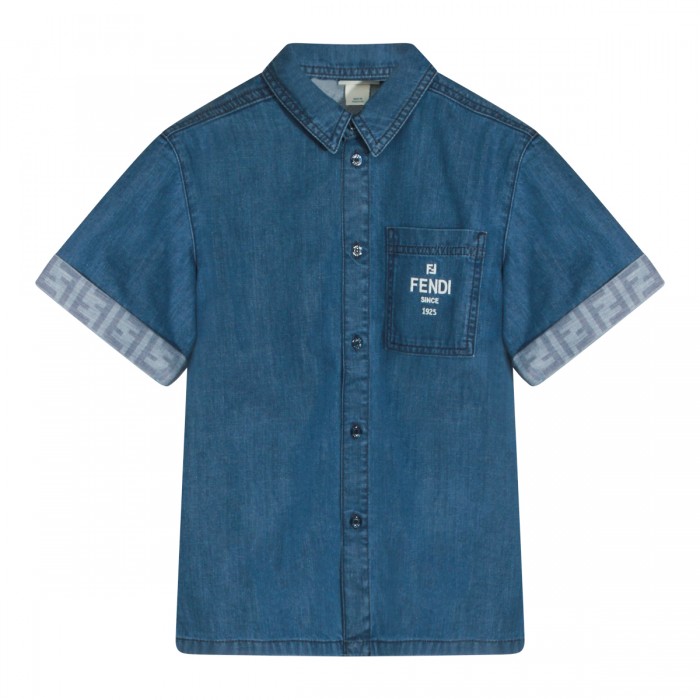 BLUE COTTON SHIRT