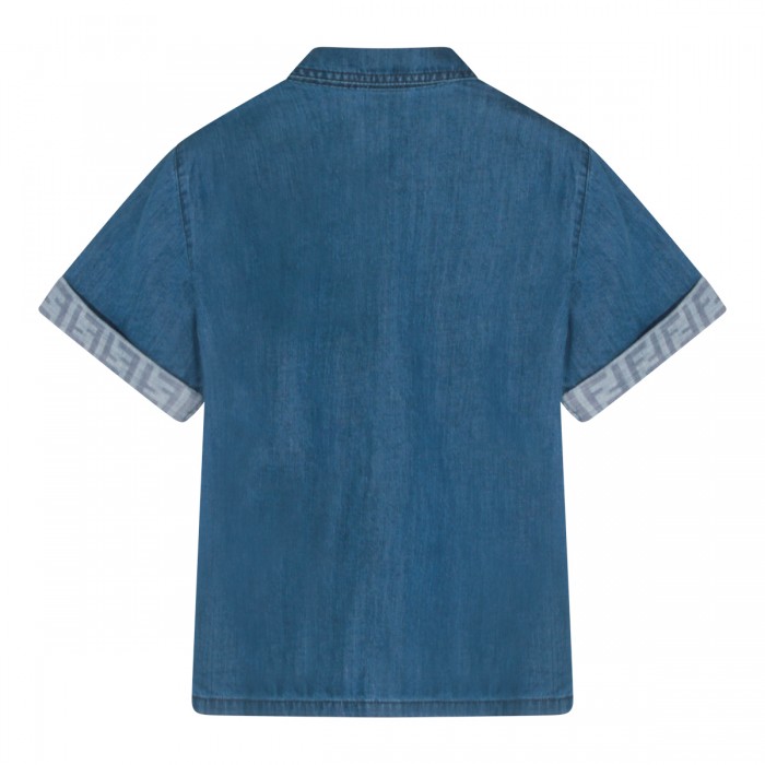 BLUE COTTON SHIRT 2