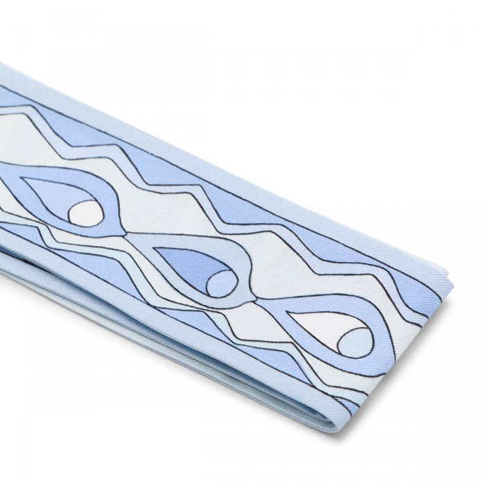 LIGHT BLUE SILK SCARVES 2