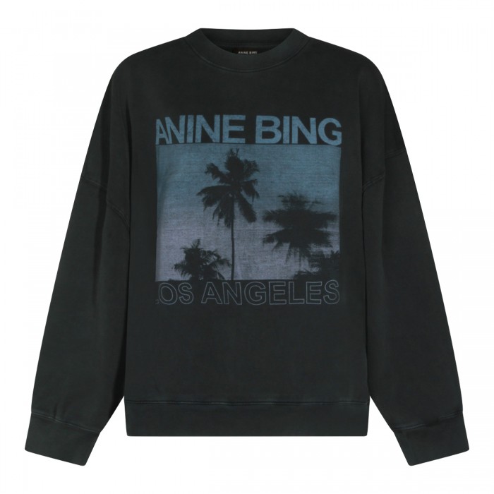 DARK BLUE COTTON SWEATSHIRT