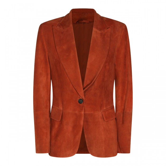 BRICK LEATHER JACKET