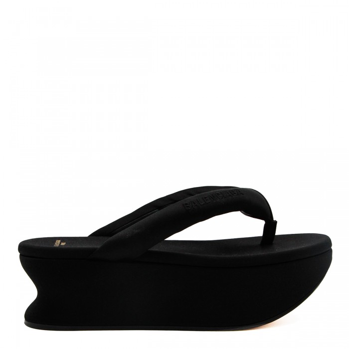 BLACK PLATFORM FLIP FLOP...