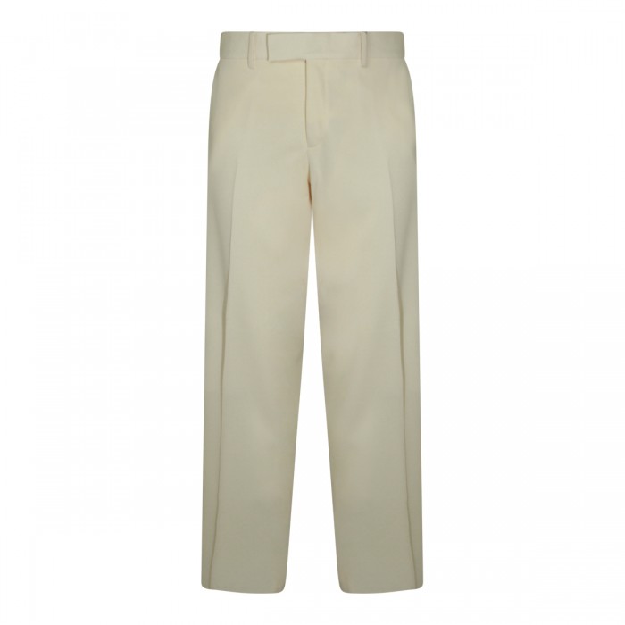 ECRU WOOL PANT