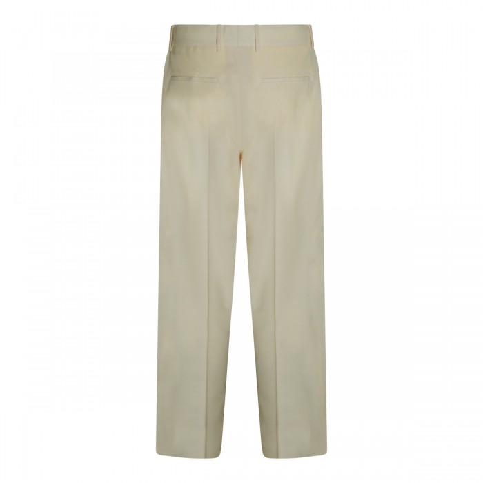 ECRU WOOL PANT 2