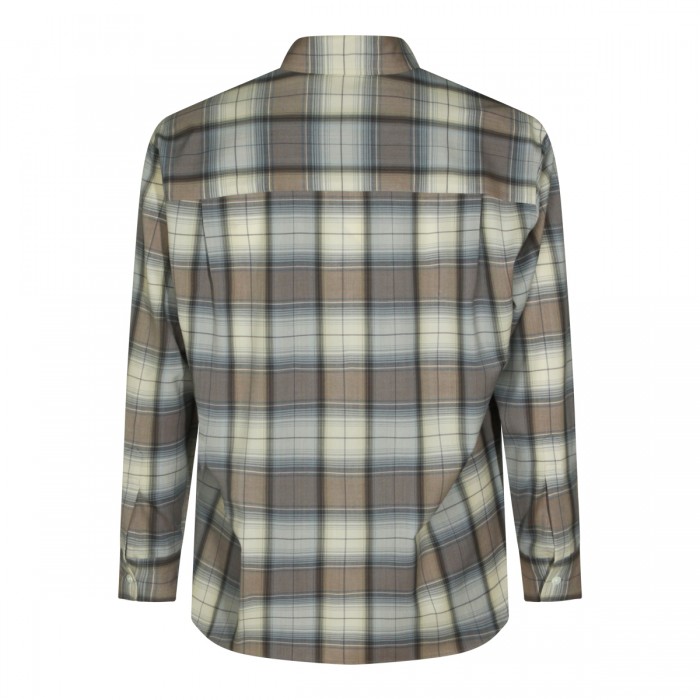 GREY AND BLUE WOOL SHIRT 2