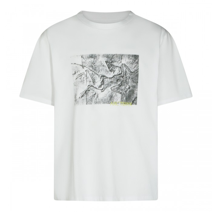 WHITE COTTON T-SHIRT