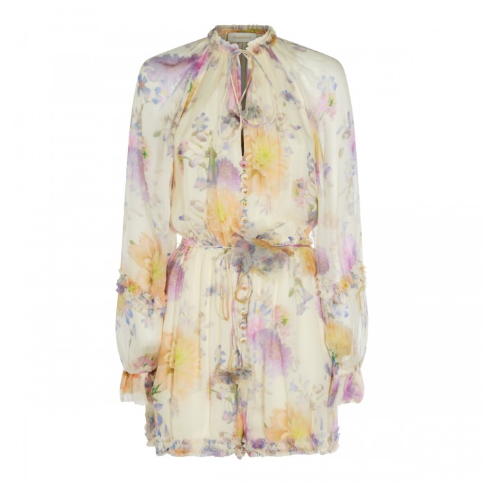 MULTICOLOR VISCOSE DRESS