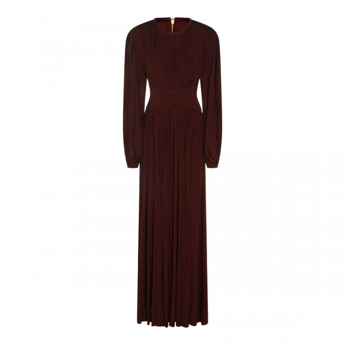 DARK RED MAXI DRESS