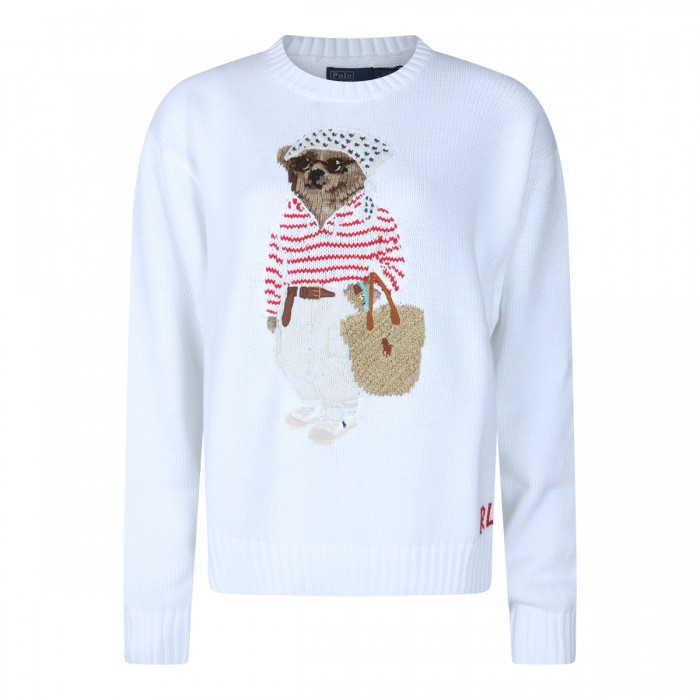 WHITE COTTON KNITWEAR