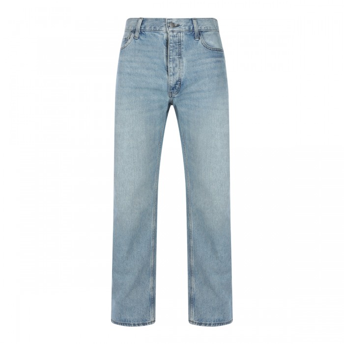 LIGHT BLUE COTTON JEANS