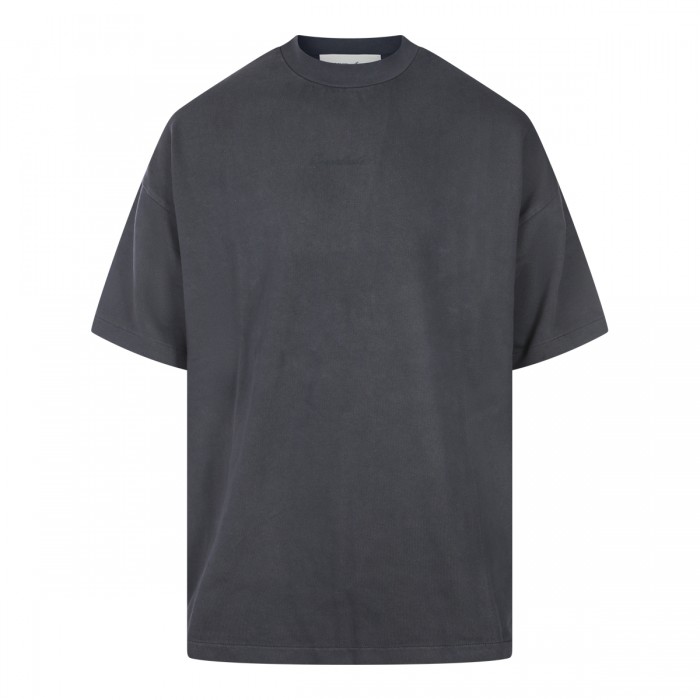 DARK GREY COTTON T-SHIRT