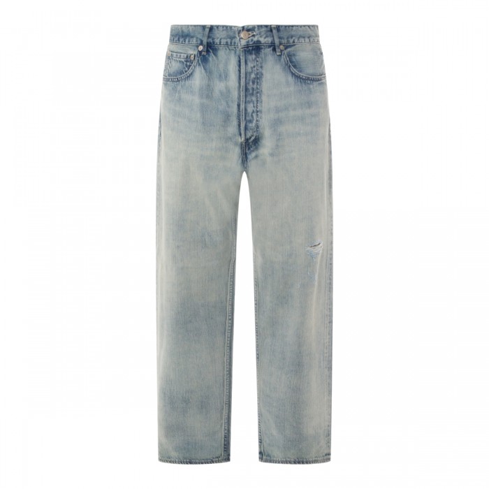 LIGHT BLUE COTTON JEANS