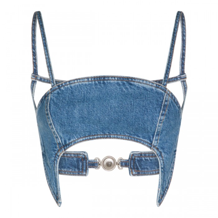 LIGHT BLUE COTTON TOP