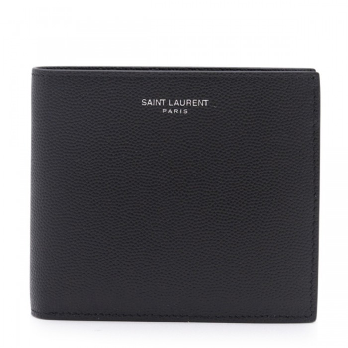 BLACK LEATHER PARIS WALLET