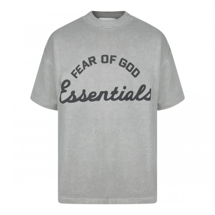 GREY COTTON T-SHIRT
