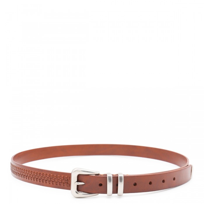 BROWN LEATHER BELT