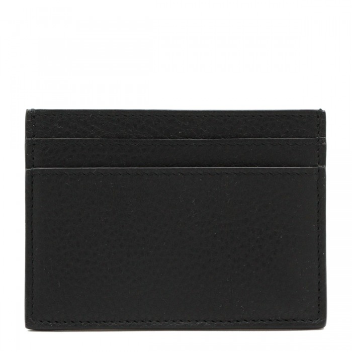 BLACK LEATHER CARD HOLDER 2