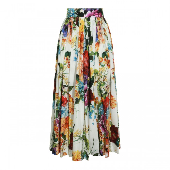 MULTICOLOR COTTON SKIRT