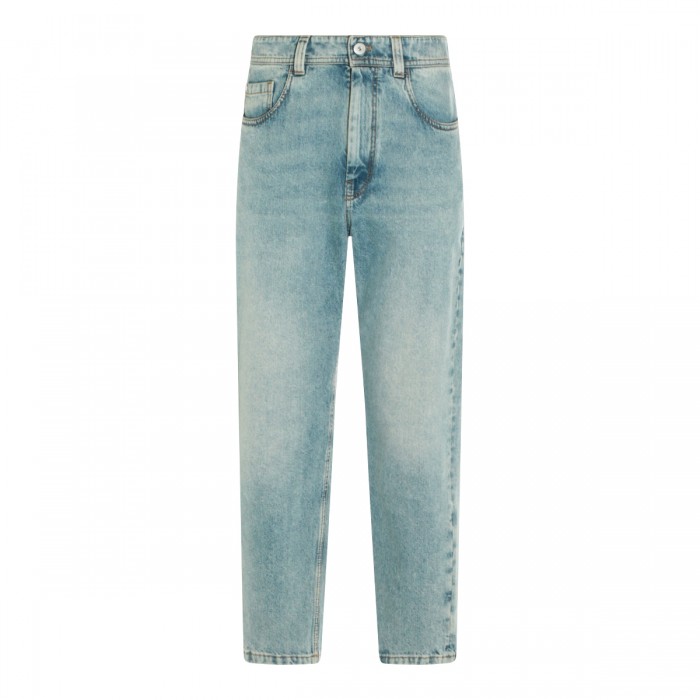LIGHT BLUE COTTON JEANS