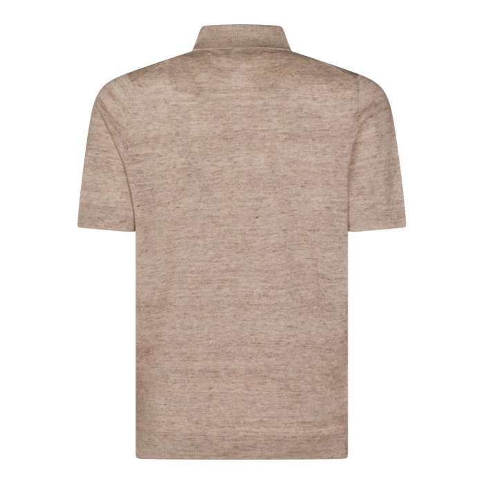 BEIGE LINEN COTTON BLEND... 2