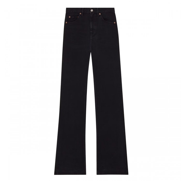 OLD BLACK WIDE LEG DENIM JEANS
