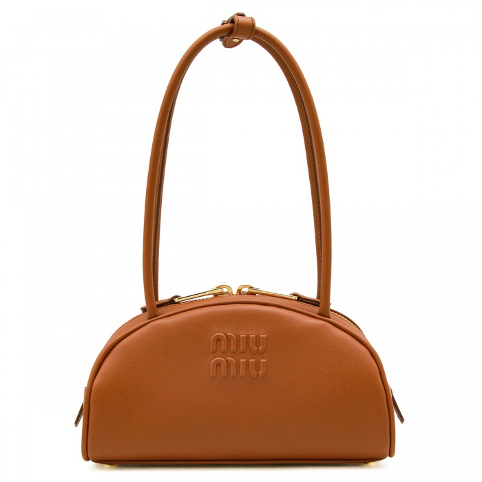 COGNAC LEATHER BEAU...