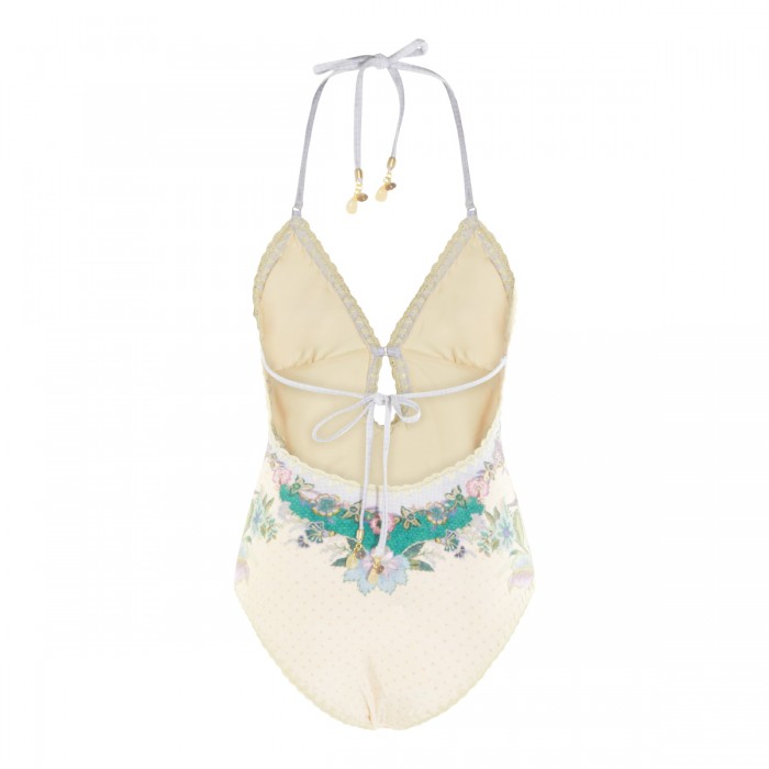 CREAM SCARF FLORAL ONE... 2