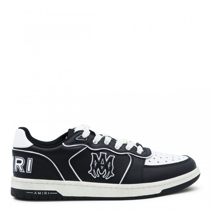 BLACK LEATHER NEWPORT SNEAKERS