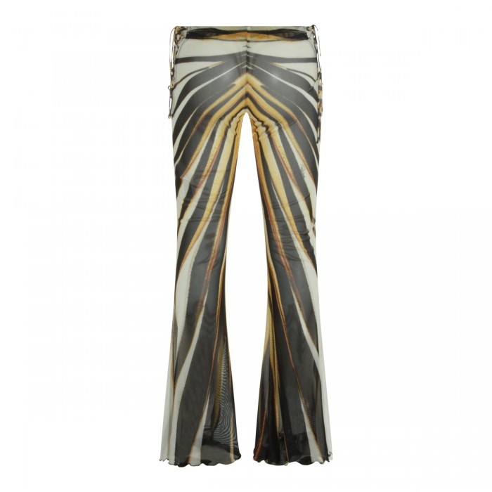 BLACK AND GOLD STRETCH PANTS 2