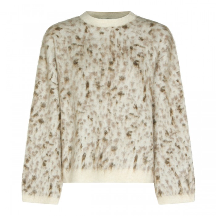 BEIGE WOOL KNITWEAR
