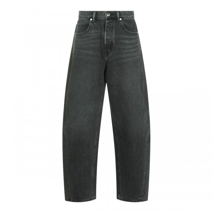 GREY COTTON JEANS