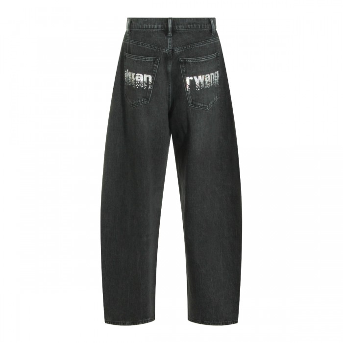 GREY COTTON JEANS 2