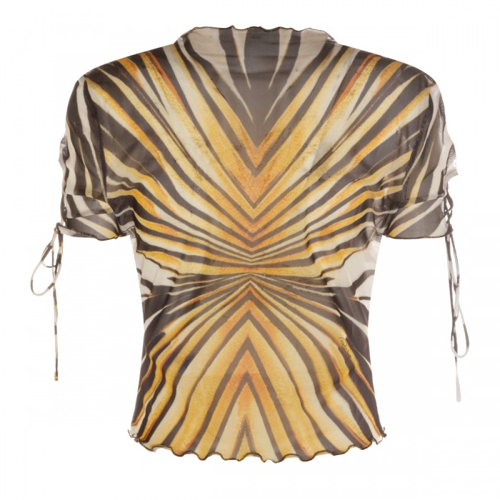 BLACK AND GOLD LACE TOP 2