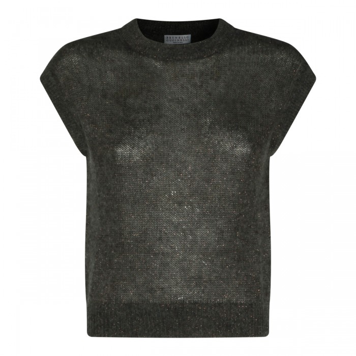 DARK GREY WOOL KNITWEAR
