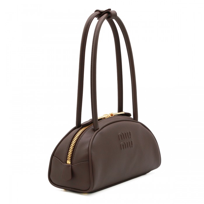 BROWN LEATHER BEAU SHOULDER... 2