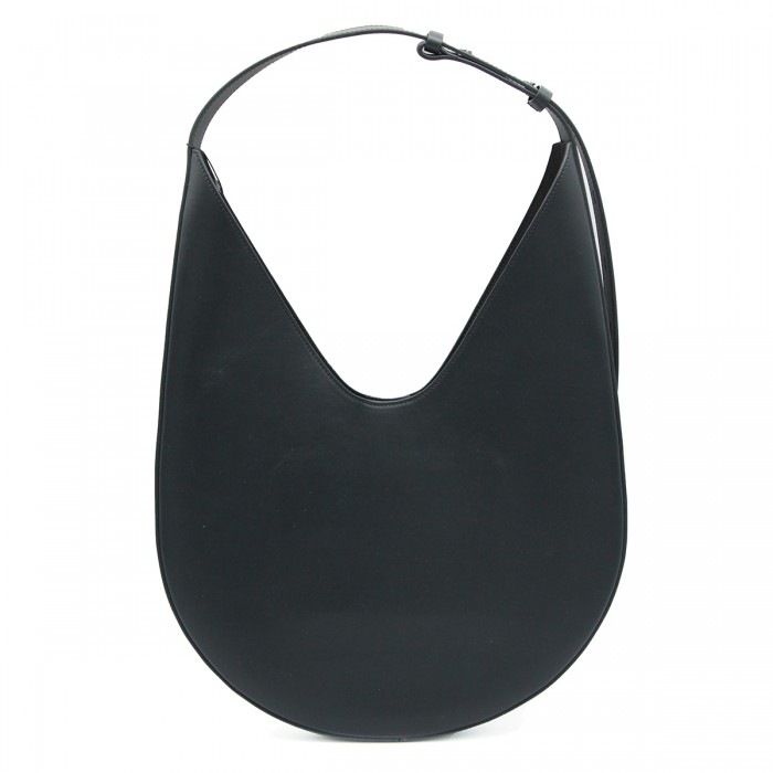 BLACK LEATHER HOBO SHOULDER... 2