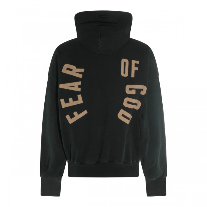 BLACK COTTON SWEATSHIRT 2